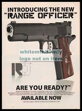 2011 SPRINGFIELD ARMORY Range Officer 1911 Pistol Originsl PRINT AD Advertising picture