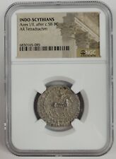 NGC Azes II Journey of the Magi Silver Tetradrachm NGC Ancients HG picture