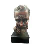 Wiseman Bust Marked DOMENICO MAZZONE 1969 by Austin Co Vintage Small Statue picture
