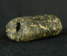 KYRA MINT - BIG ANCIENT Serpentine BEAD - 38.8 mm LONG - Saharian NEOLITHIC picture