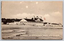 RPPC Real Photo Lighthouse Inn Beach West Dennis Cape Cod MA Antique Postcard picture