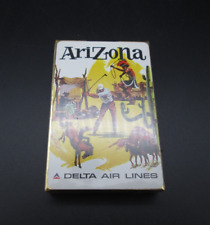 Delta Air Lines Arizona Playing Cards Vintage Sealed Deck NOS picture