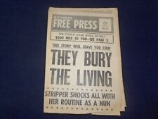 1966 APRIL NATIONAL FREE PRESS NEWSPAPER - THEY BURY THE LIVING - NP 6933 picture