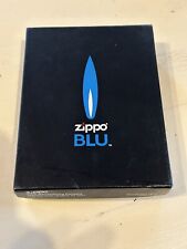 2010 Zippo Lighter  - Butane - Zippo Blu With Box - Preowned Used, Untested picture