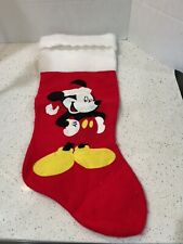 Felt Vintage Mickey Mouse Stocking picture