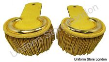 Shoulder Board all Gold with Gold Wire Fringe Sold Pair R766 picture