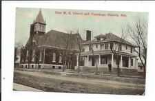 Postcard Post Card Osceola Nebraska Neb Ne First M E Church Parsonage picture