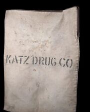 Vintage Katz Pharmacy Canvas Zippered Bag picture