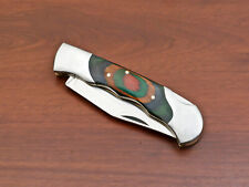 Rody Stan HAND MADE D2 BLADE FOLDING POCKET KNIFE - BACK LOCK - AW-7811 picture