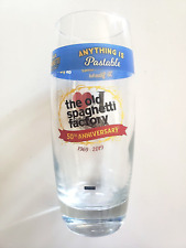 Vtg The Old Spaghetti Factory I Love Mizithra 50th Anniversary Drinking Glass picture