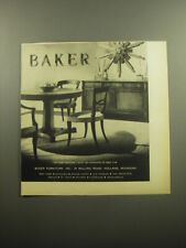 1958 Baker Furniture Ad - Table and Chairs picture