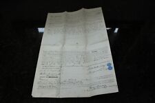 Antique Handwritten Indenture Deed 1862 With Notary Stamp Inclusion New York picture
