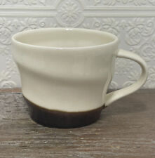 Starbucks Mug 2013 Hand Dipped Bronze Swirl Ceramic  Coffee Cup 12oz  picture