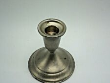 Poole Pewter Taper Candle Holder Farmhouse Cottage Distressed 2195 picture