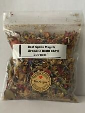 JUSTICE Aromatic Bath for Luck in Legal Matters & Court /Hand-Crafted /Blessed picture