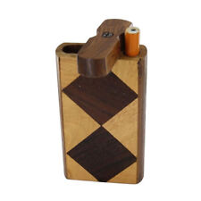 Smoking Handmade Harlequin Wooden Tobacco Cigarette Carrying Case picture