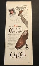 1950’s The City Club Shoe Peters International Co Magazine Print Ad BB picture
