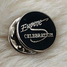 Vtg Eugene Celebration Oregon Souvenir Small Enamel Lapel Pin picture