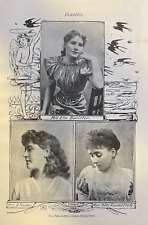 1893 Bautiful English Women Ell Banister Alice Ravenscroft Lady Aberdeen picture