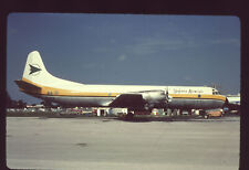 Dupe 35mm airline slide Guyana Airways Electra 8R-GEW [3121] picture