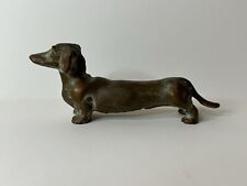Vintage McClelland Barclay Bronze Dachshund Dog Paperweight Figurine picture