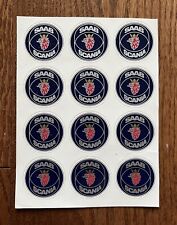 Vintage SAAB SCANIA Stickers Decals - 1.5” - Sheet of 12 picture