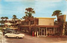 Rio Motel Daytona Beach Florida FL Old Cars Chrome 1956 Postcard picture