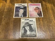 Inside Star Trek Magazine Lot of 3 Issues - 31 32 33 Bi-Monthly 1987 1988 picture