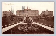 Cincinnati OH-Ohio, Panoramic University of Cincinnati, Vintage c1909 Postcard picture