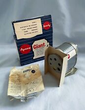 Vintage APSCO GIANT Pencil Sharpener Wall/Desk Mount TYPE 3A Metal 6 Hole NEW picture