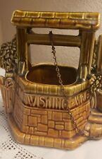McCOY OLD WISHING WELL Planter INTACT EXCELLENT CONDITION picture