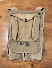 WW1 U.S. Army M1910 Haversack & Mess Tin Pouch/ Original/ Leather Utensil Sheath picture