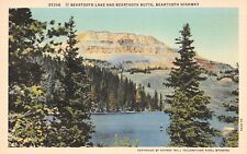 BEARTOOTH LAKE AND BUTTE Yellowstone National Park Postcard 8176 picture