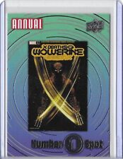 2022-23 Upper Deck Marvel Annual X Deaths of Wolverine Number 1 Spot Insert picture