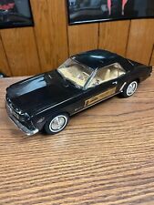 RARE JIM BEAM EMPTY 1964 MODEL FORD BLACK MUSTANG WHISKEY BOURBON CAR DECANTER picture