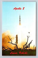 Kennedy Space Center FL-Florida, Launch of Apollo 8, Vintage Postcard picture