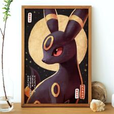 50x70 NO FRAME Retro Poster Umbreon Canvas Painting Japanese Wall Art Prints picture