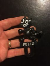 Felix the Cat License Plate Topper Frame Hotrod Collector Car Truck Auto Kitty picture