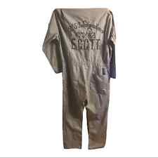 Vintage antique 60s flight mechanic coverall suit size L from USS Independence  picture