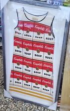 Andy Warhol VINTAGE 1967 CAMPBELL'S SOUP THE SOUPER PAPER DRESS Museum Framed  picture