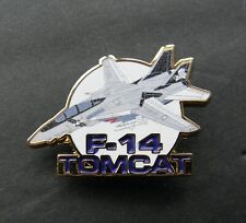 US NAVY F-14A TOMCAT FIGHTER AIRCRAFT LAPEL HAT PIN 1.6 INCHES NEW picture