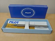 Vtg PILOT two-color ballpoint pen: black/red, Made in Japan EUC picture