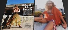 2005 Print Ad Sexy Heels Fashion Lady Long Legs Blonde Dress Exotic Trends art picture
