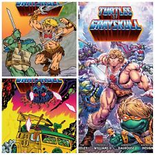 Masters Universe Teenage Mutant Ninja Turtles of Grayskull Set Of 3 PRESALE 9/25 picture