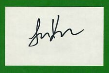Larry King (DECEASED) Reporter/Newscaster/Host signed 3x5 Index Card C11805 picture