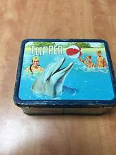 Vintage Flipper Lunchbox 1966 with Thermos  Metal Rare By Thermos Dolphin Seeley picture