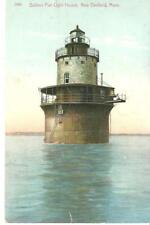 vintage postcard Butlers Flat Lighthouse New Bedford Ma undivided back picture