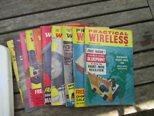 Practical Wireless Vintage Magazines 1963 x  10 issues Job Lot picture