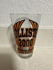 Hollister Independence Day Motorcycle Rally Pint Glass From 2000 picture