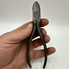 Vintage Herbrand Side Cutting Pliers 6” Steel Handle Fremont Ohio USA picture